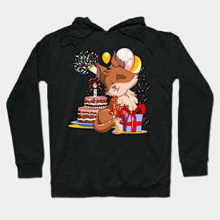 Fox Lover Birthday Party Forest Animal Cute Fox Hoodie